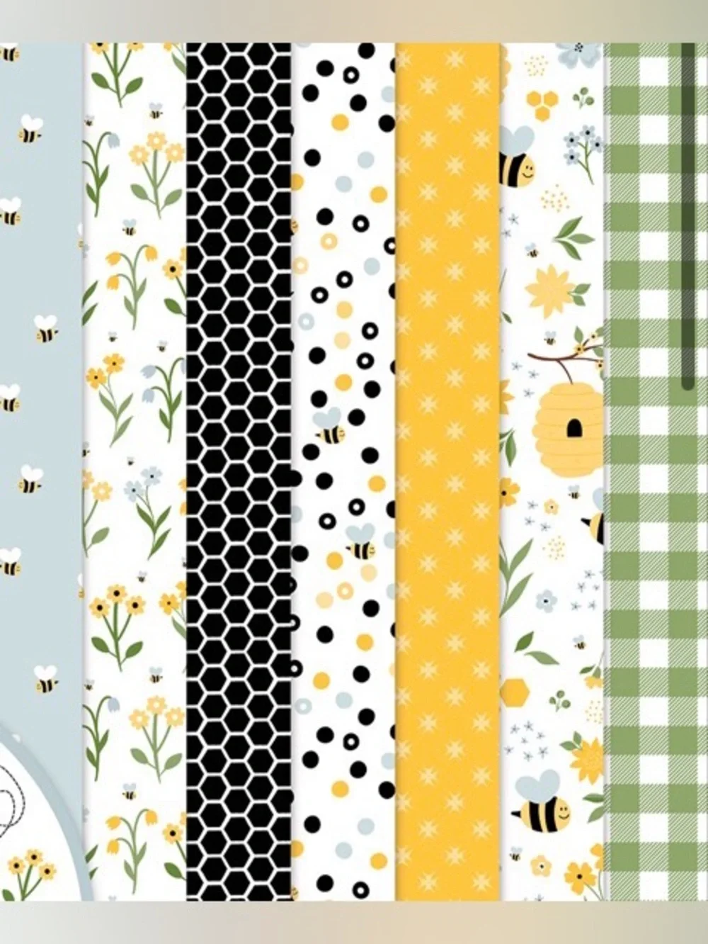 Echo Park 'Happy As Can Bee' Collection Kit 12x12” Paper & Stickers